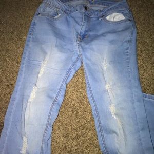 encore ripped skinny jeans